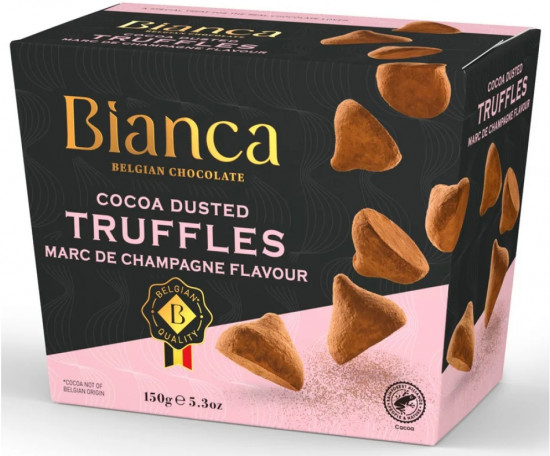 Трюфели бельгийские с начинкой на основе шампанского «Marc de Champagne»