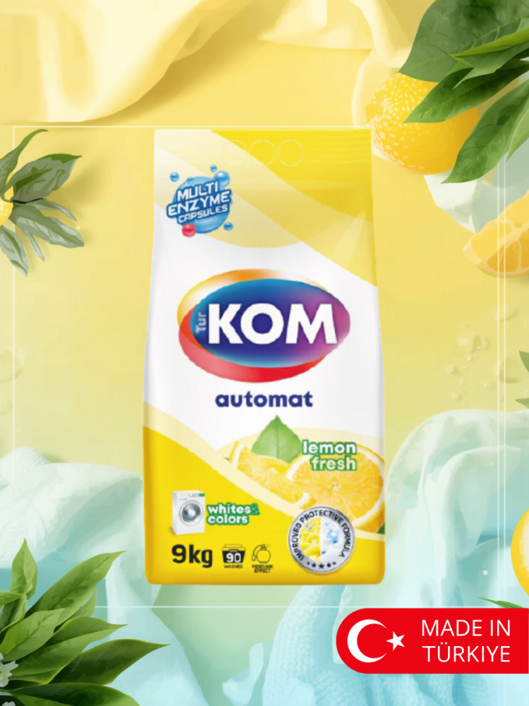 Стиральный порошок «Свежесть лимона» | TurKOM