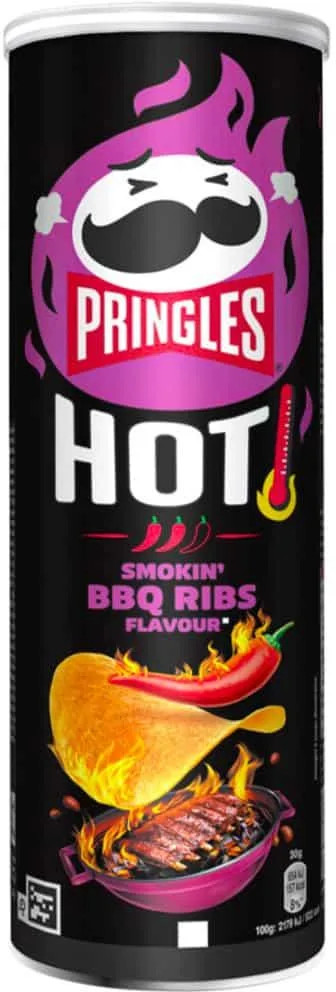 Чипсы со вкусом острых рёбрышек барбекю | Pringles