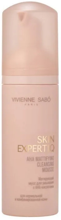 Матирующий мусс для умывания с АНА-кислотами «Aha Mattifying Cleansing Mousse» | Skin Expertiq | Vivienne Sabo