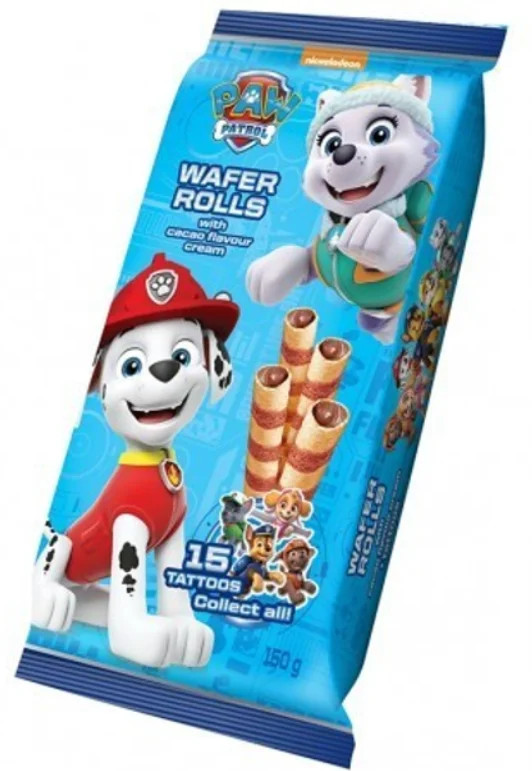 Печенье «Wafer Rolls» | Paw Patrol