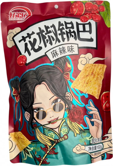 Рисовые чипсы острые «Hao Di Xiong»