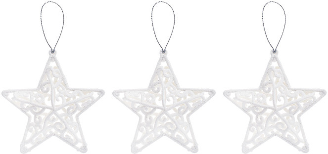 Набор новогодних украшений «Звезды» | Снеговичок