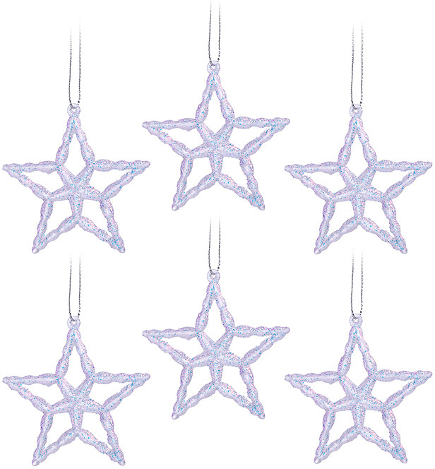 Набор новогодних украшений «Зимние звёздочки» | Снеговичок