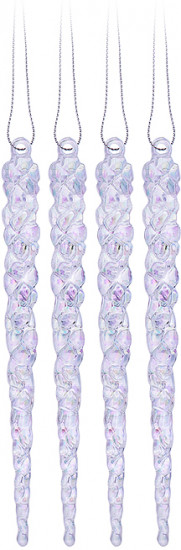 Набор новогодних украшений «Перламутровые сосульки»