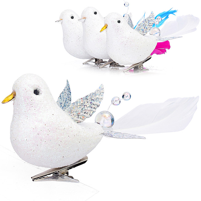 Набор новогодних украшений «Сказочные птички» | Снеговичок