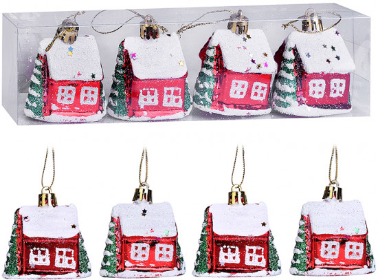 Набор новогодних украшений «Снежный домик»