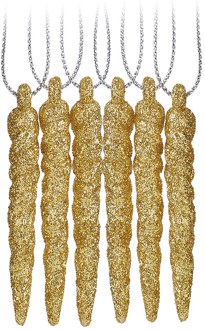 Набор новогодних украшений «Сосульки» | Снеговичок