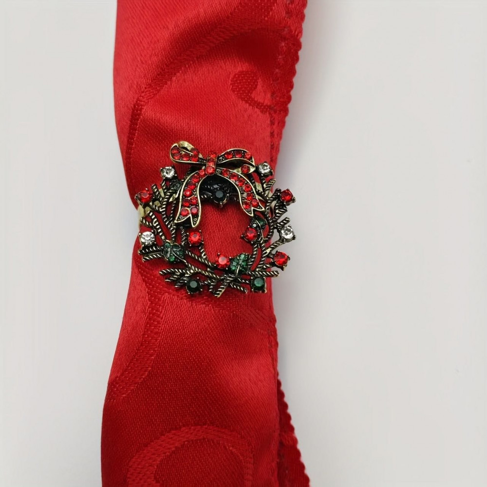 Набор колец для салфеток «Рождественский венок»