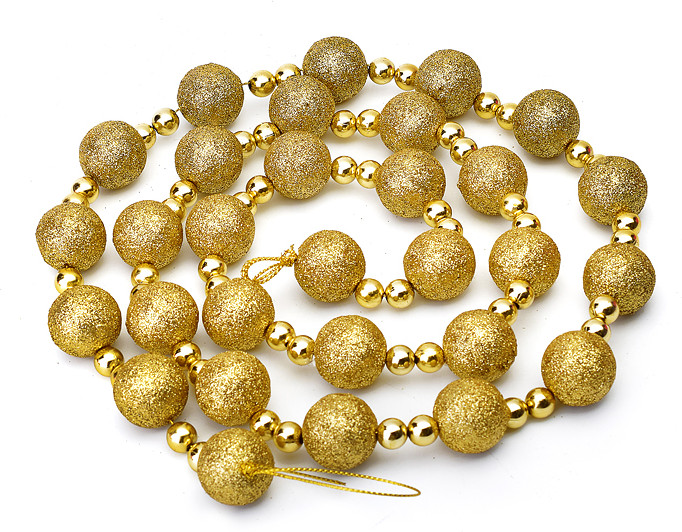 Украшение новогоднее «Бусы» | Снеговичок