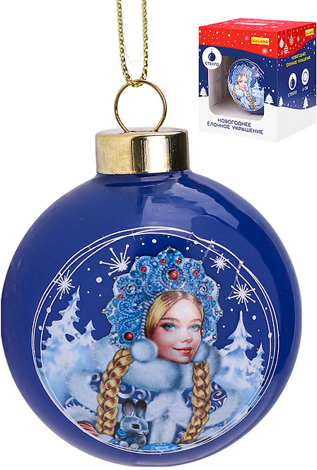 Шар елочный «Зимняя красавица» | Миленд