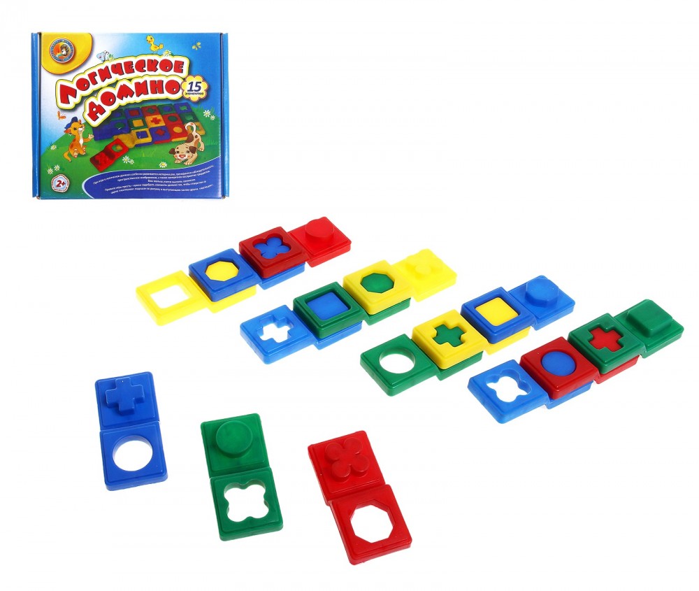Домино логическое, 15 элементов | Строим вместе счастливое детство