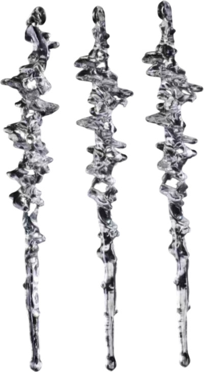 Набор новогодних украшений «Сосулька»