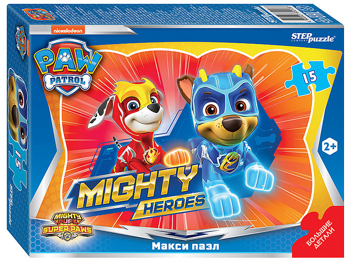 Макси-пазл контурный «Щенячий патруль» | Step Puzzle