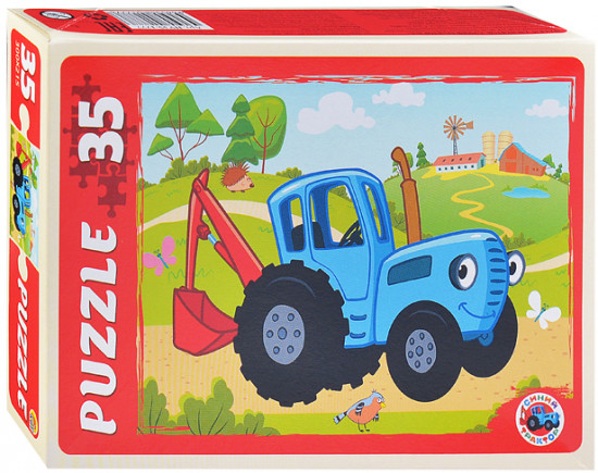 Макси-пазл «Синий трактор»