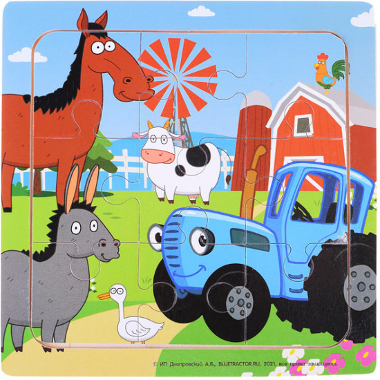 Пазл «Синий Трактор»