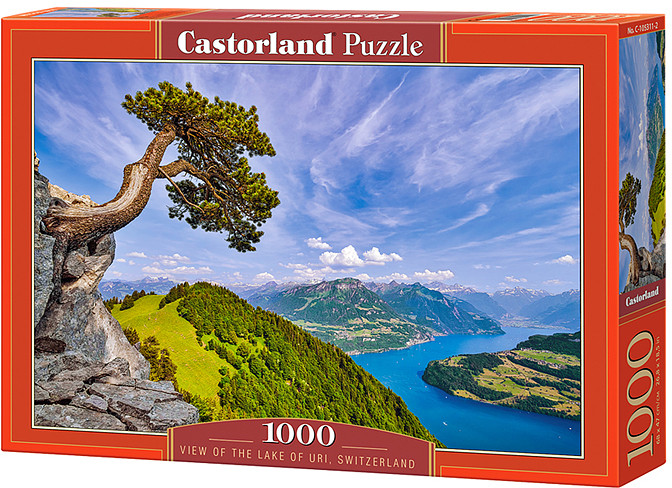 Пазл «Вид на озеро Ури. Швейцария» | Castorland Puzzle