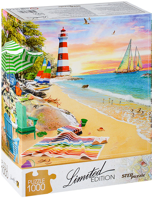 Пазл «Маяк на закате» | Step Puzzle