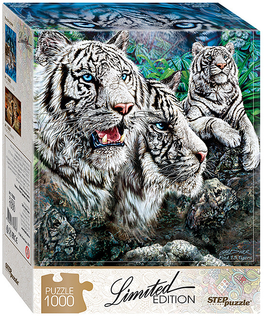 Пазл «Найди 13 тигров» | Step Puzzle