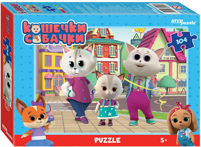 Пазл «Кошечки и собачки» | Step Puzzle