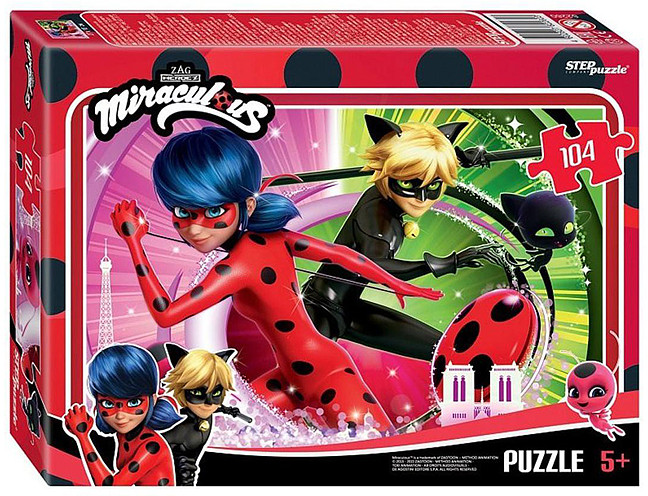 Пазл «Леди Баг и Супер-Кот» | Step Puzzle