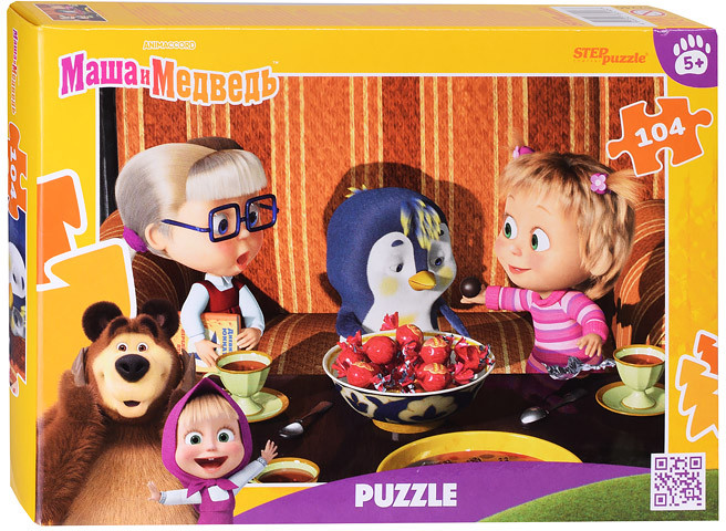 Пазл «Маша и Медведь» | Step Puzzle