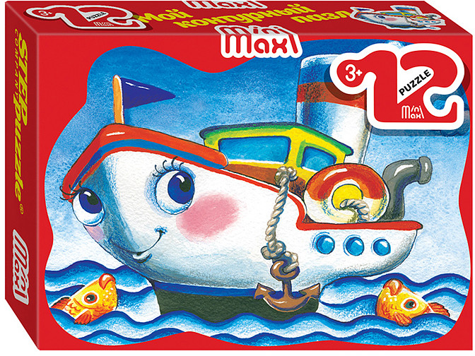 Пазл «Пароходик» | Step Puzzle