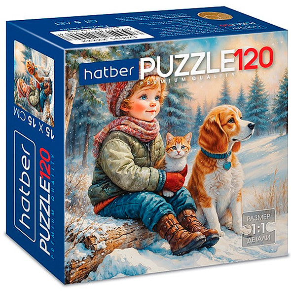 Пазл «Premium. Мои верные друзья» | Hatber