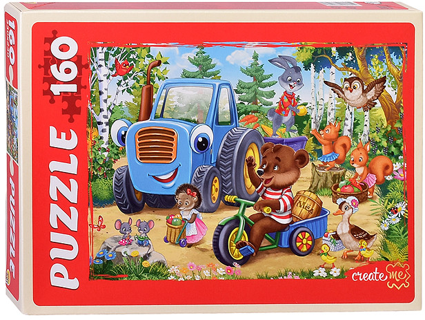 Пазл «Веселый трактор» | Рыжий кот