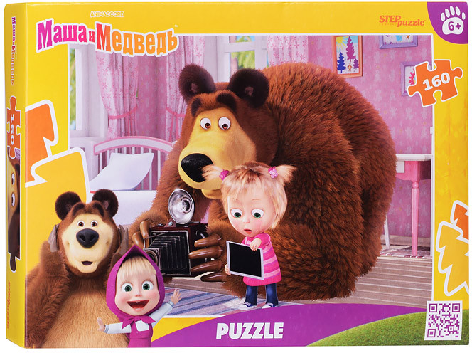 Пазл «Маша и Медведь» | Step Puzzle