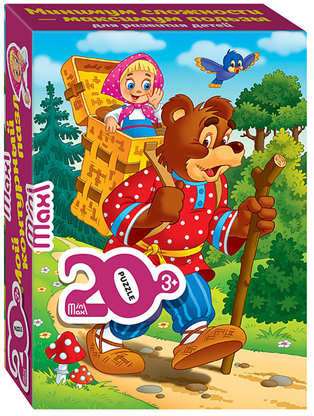 Пазл «Маша и Медведь» | Step Puzzle