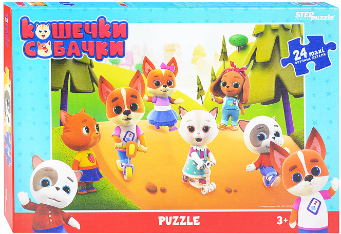 Пазл «Кошечки и собачки» | Step Puzzle