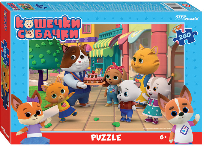 Пазл «Кошечки и собачки» | Step Puzzle