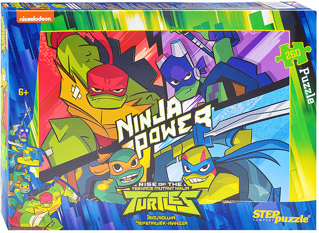 Пазл «Черепашки Ниндзя» | Step Puzzle