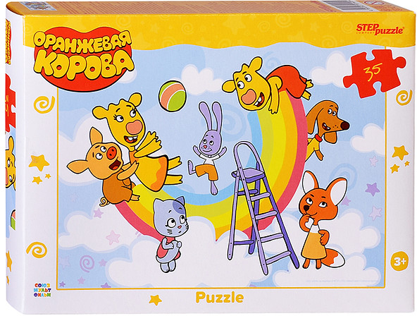 Пазл «Оранжевая корова» | Step Puzzle