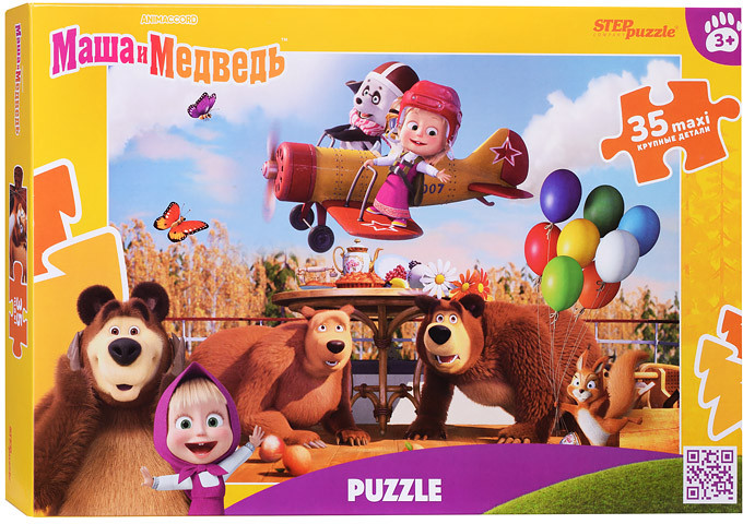 Пазл «Маша и Медведь» | Step Puzzle