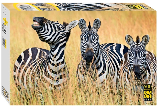 Пазл «Зебры» | Step Puzzle