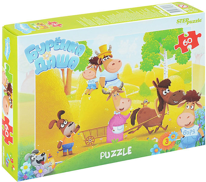 Пазл «Буренка Даша» | Step Puzzle