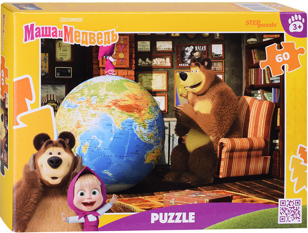 Пазл «Маша и Медведь» | Step Puzzle