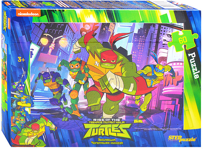 Пазл «Черепашки Ниндзя» | Step Puzzle