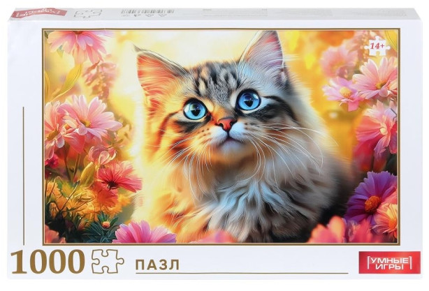 Пазл «Кот на закате» | Умные игры