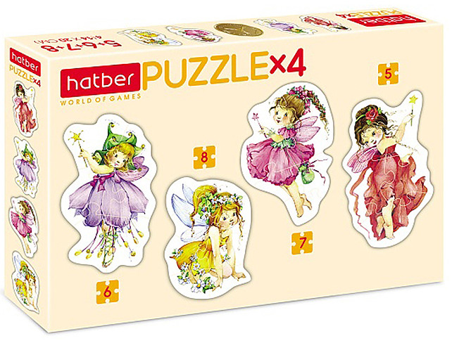 Пазл «Цветочные феи» | Hatber