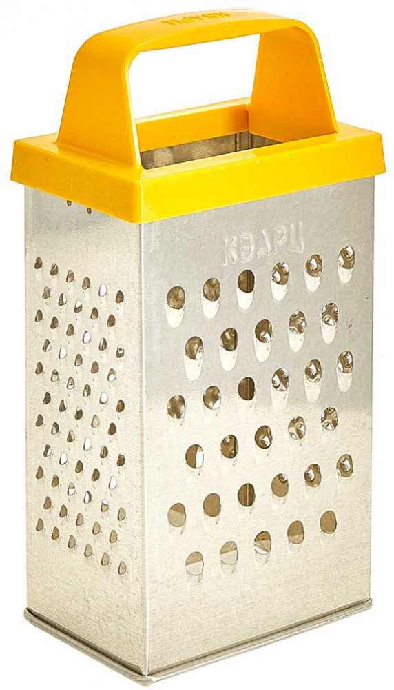 Терка квадратная с пластиковой ручкой | Кварц