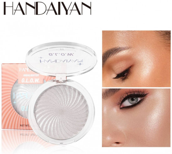 Хайлайтер для лица «Glow highlighter», оттенок 01 холодный белый