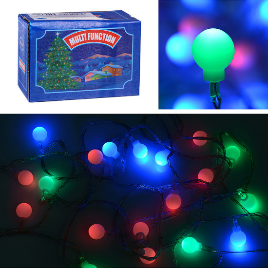 Электрогирлянда «Шарики матовые»