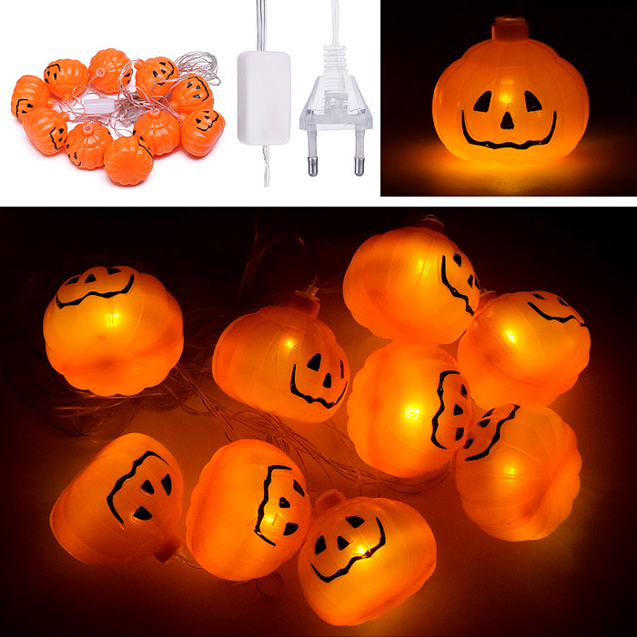 Электрогирлянда «Тыквочки» | Снеговичок