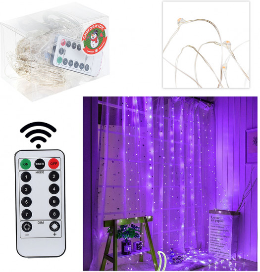 Электрогирлянда-занавес