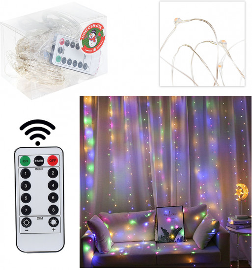 Электрогирлянда-занавес