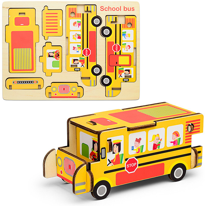 Пазл «Автобус» | Щепочка