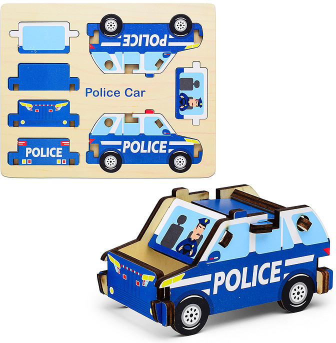 Пазл «Машина Полиция» | Щепочка
